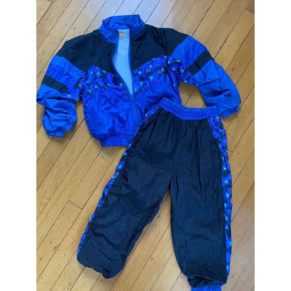 Vintage Jordache Active Boys Size 5 Ski 2pc Ski Suit/Windbreaker